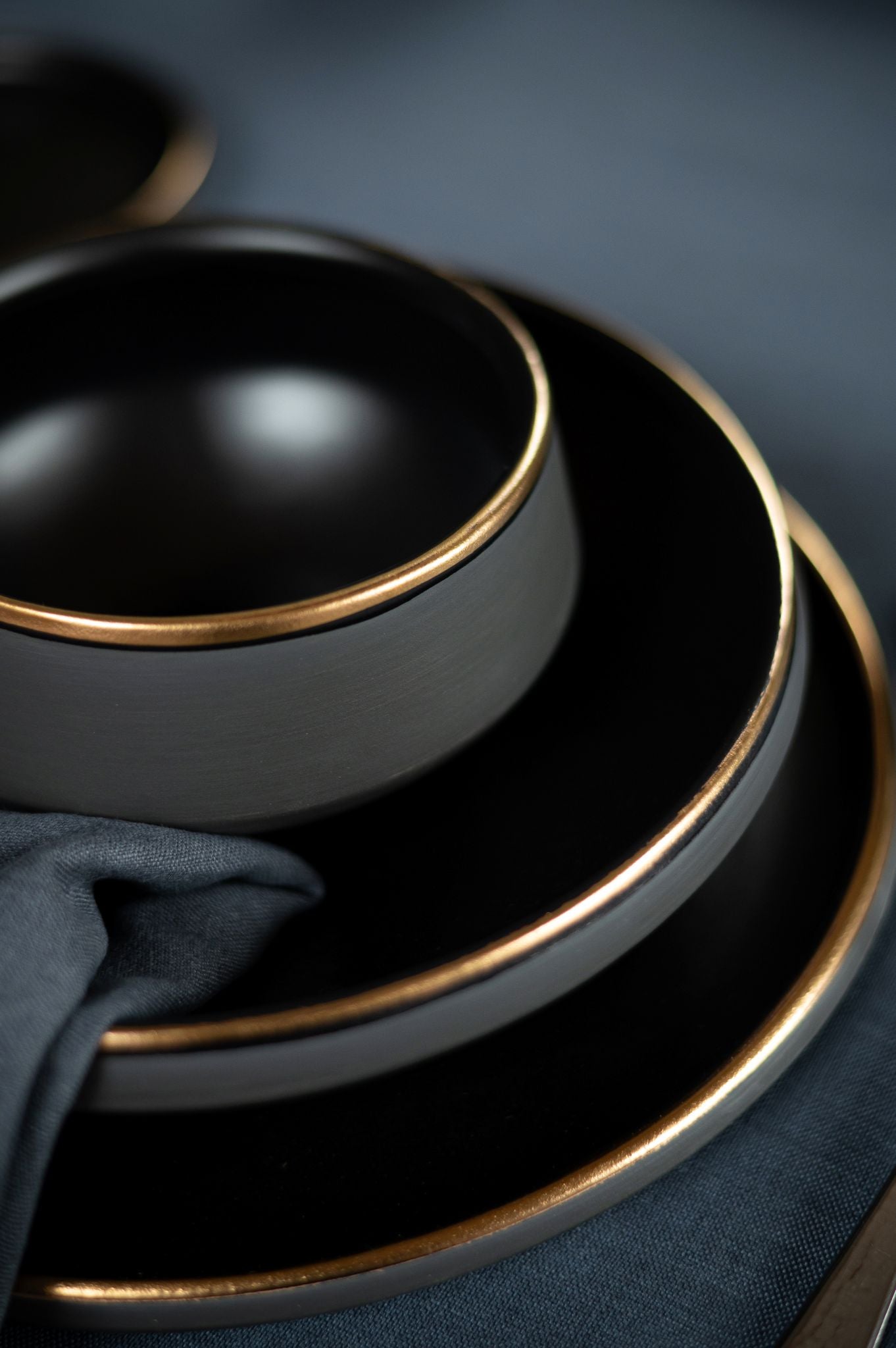 Dinner Plate Set (6 pcs) · Eclipse Gold