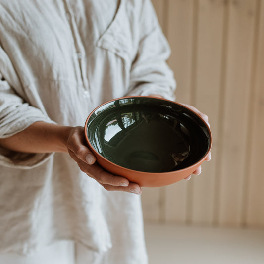 Bowl 1.0L moss green · Earth