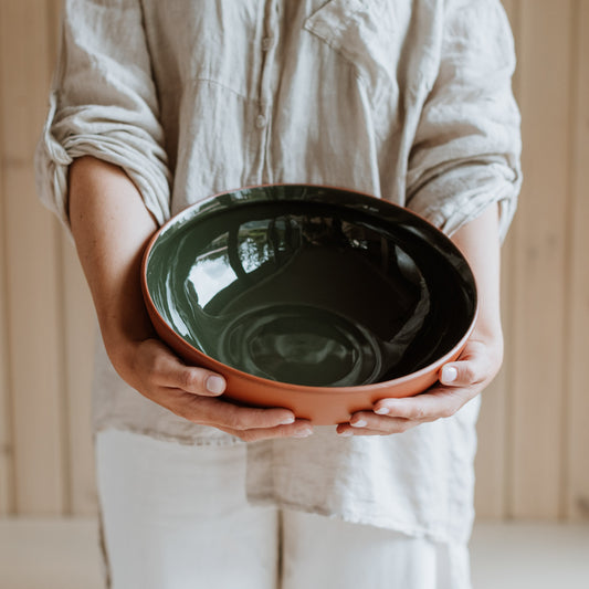 Bowl 3.0L moss green · Earth