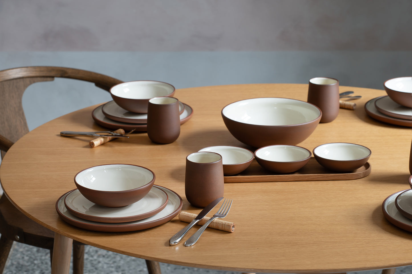 No.26 - Dining Set with Mugs · Earth Raw
