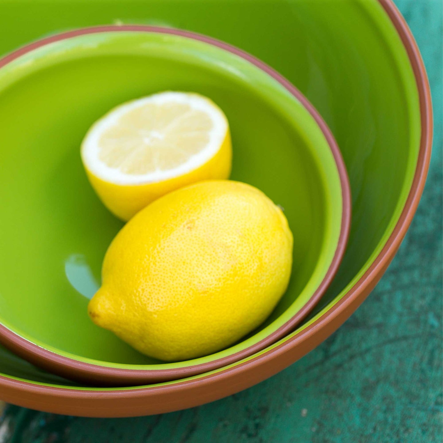 Bowl 0.6L salad green · Earth