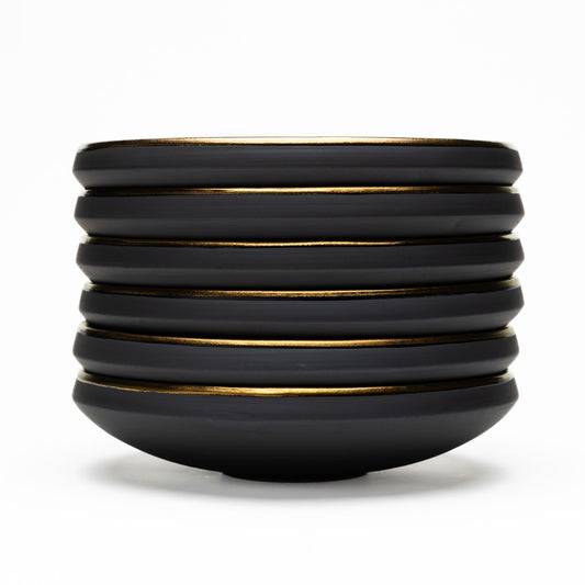 Lunch Bowl Set (6 pcs) · Eclipse Gold