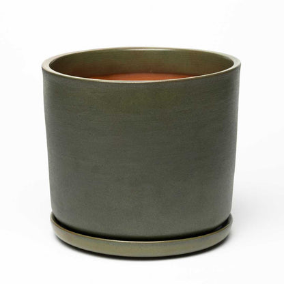 Plant pot with saucer XL · Moss