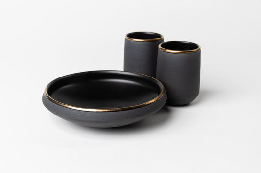 No.25 - Mug and Bowl Set · Eclipse Gold