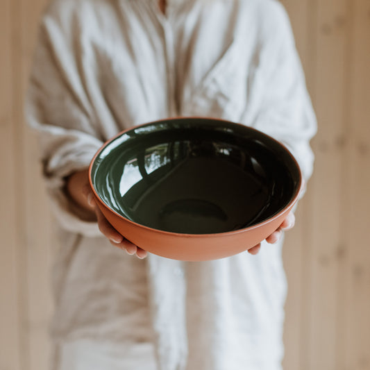 Bowl 2.0L moss green · Earth