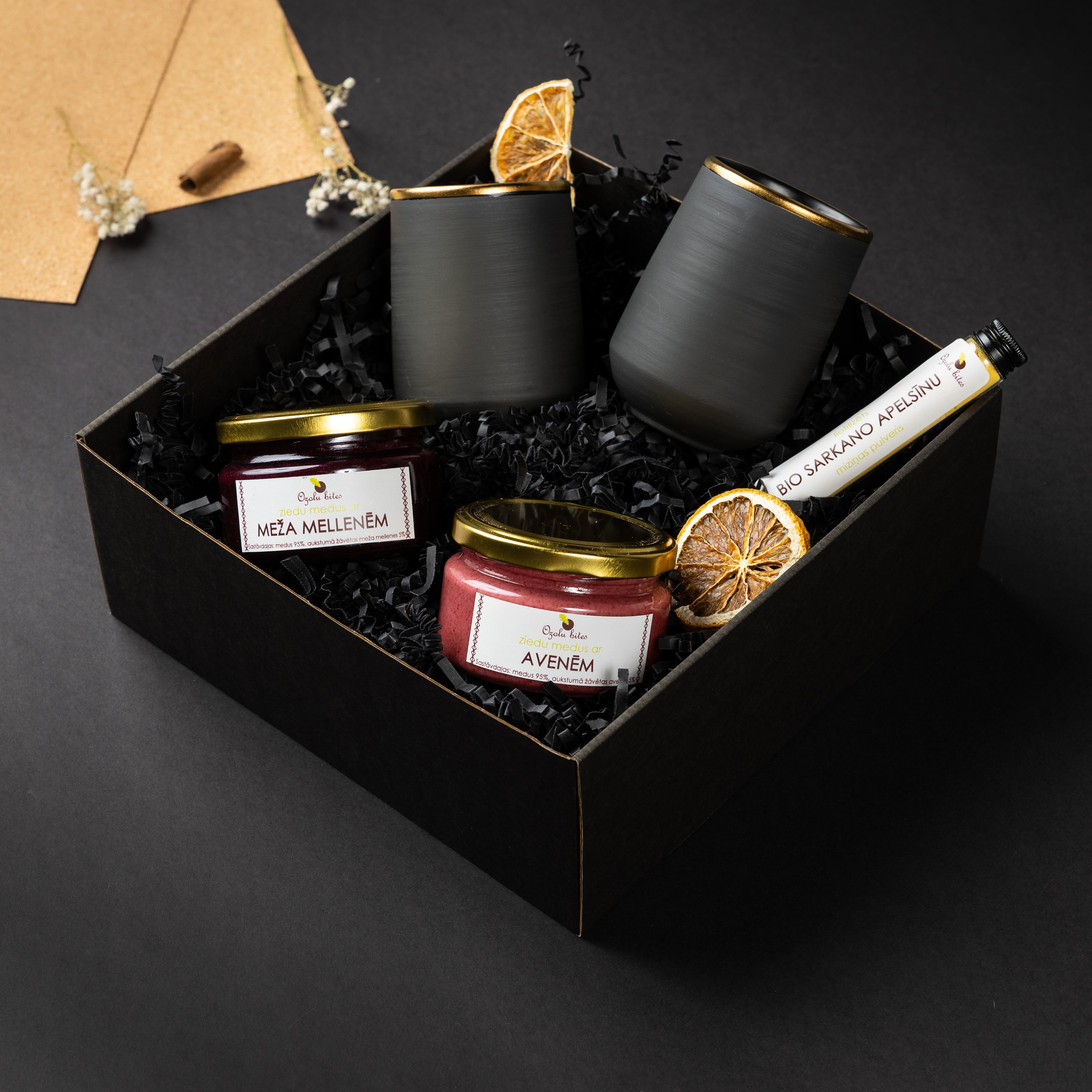 ECLIPSE GOLD and OZOLU BITES natural honey gift set