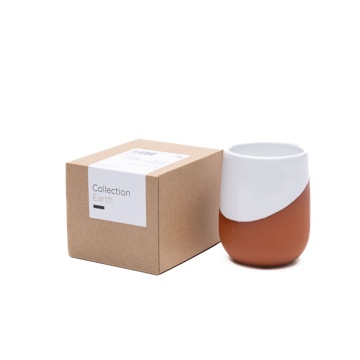 Mug glazed white · Earth